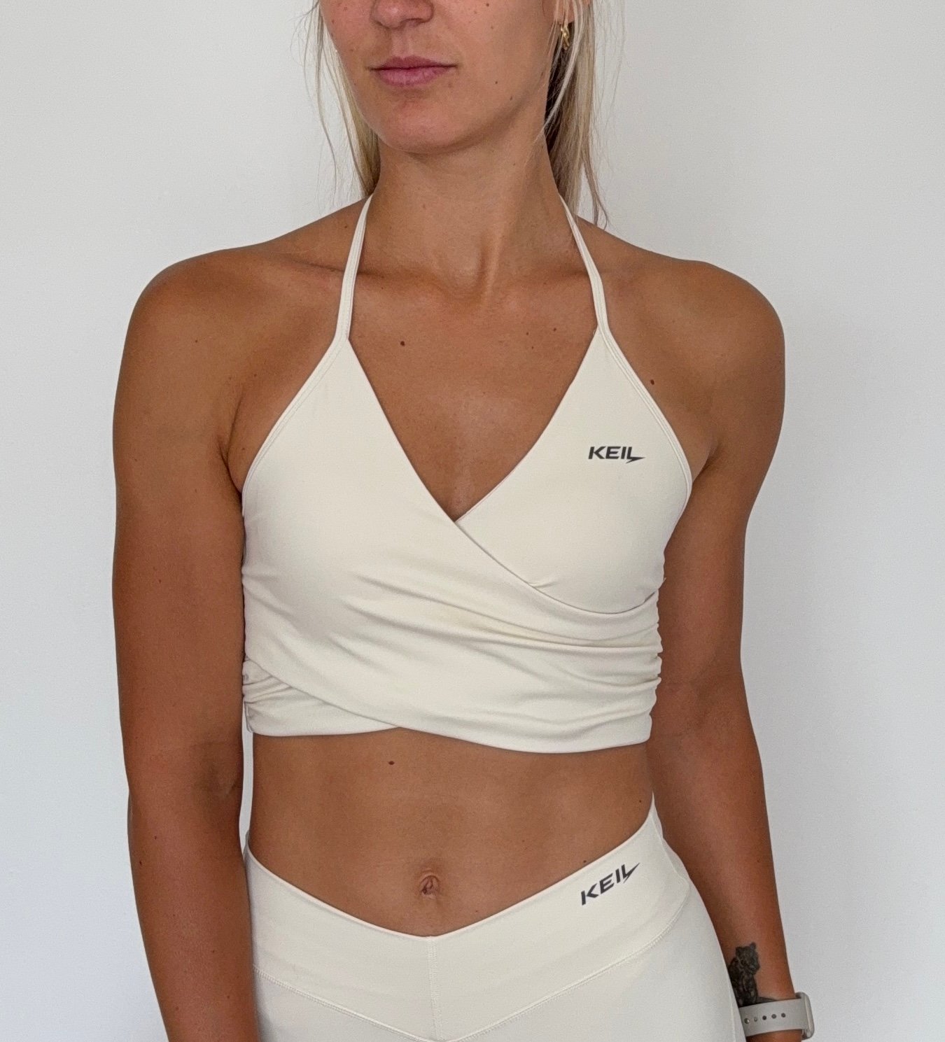 Wrap Flow tops – gaiši bēšs

