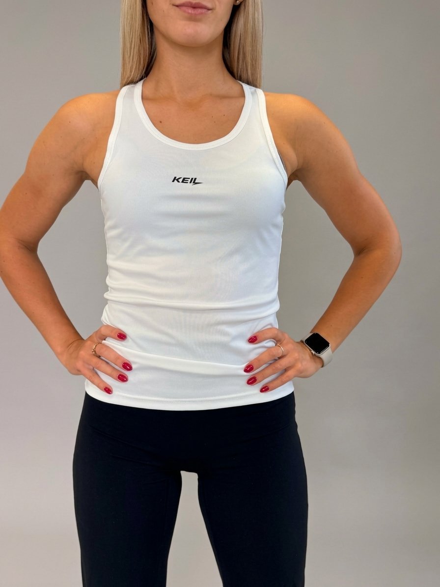 Core Racerback Tops - Balts

